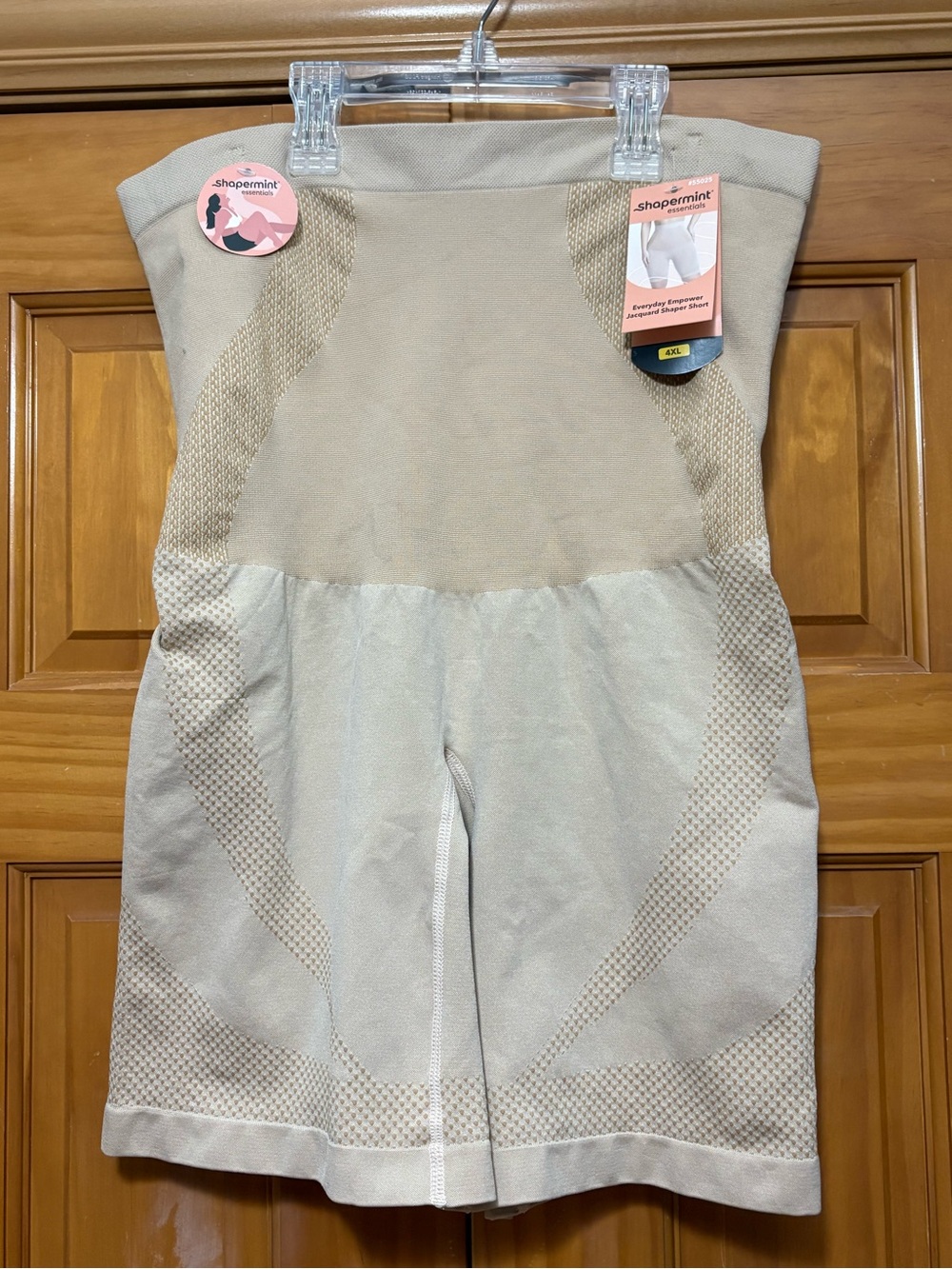 Shapermint Beige High-Waist Shaping Shorts Size 4XL NWT
